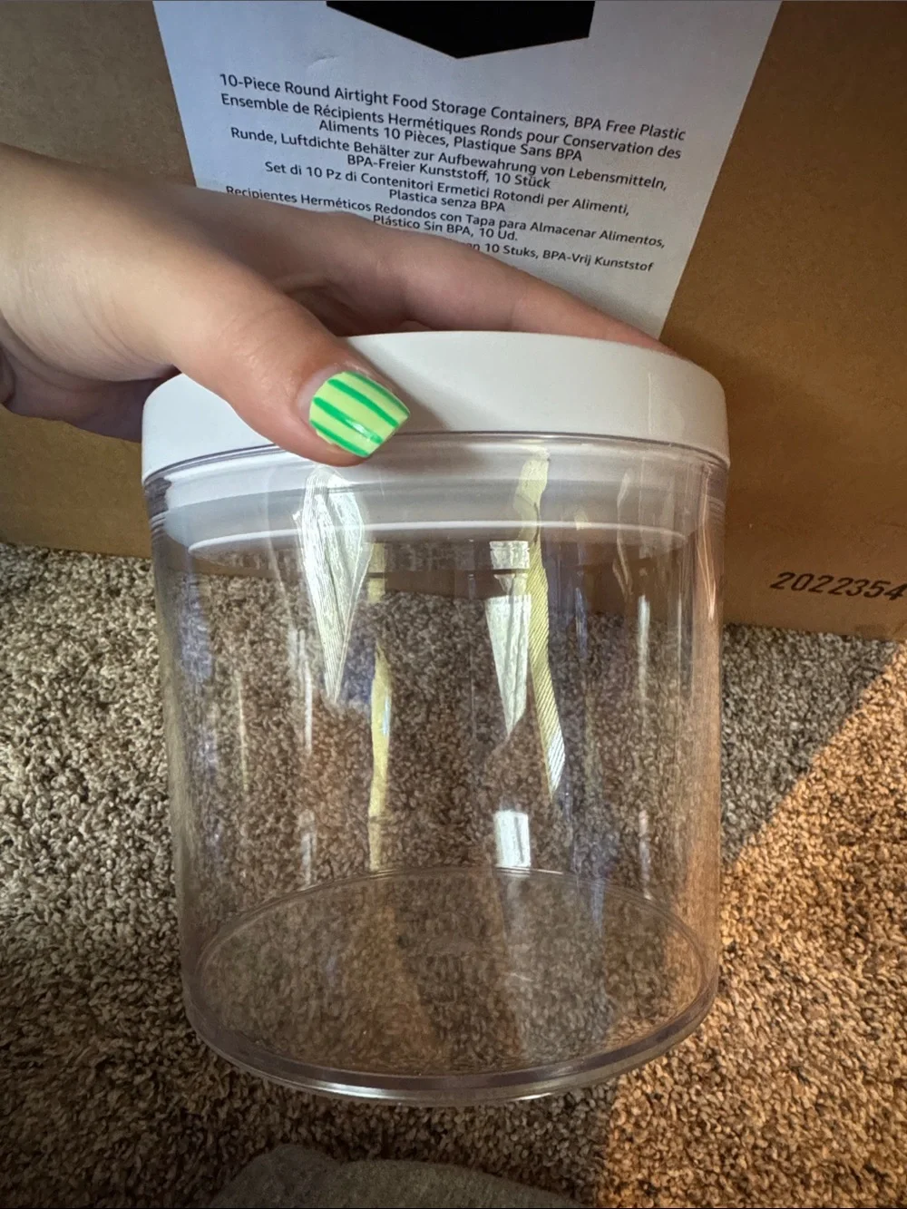 10-Piece Round Airtight Food Storage Set